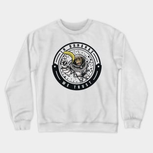 Monkey Chimpanzee Apes Great Apes Banana Ape Crewneck Sweatshirt